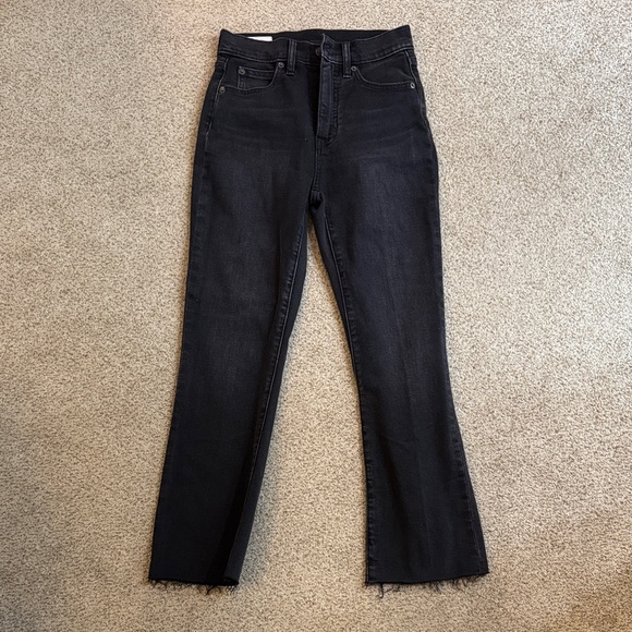 Gap Kick Fit High Rise Black Denim Jeans Size 25/0 - Picture 1 of 5